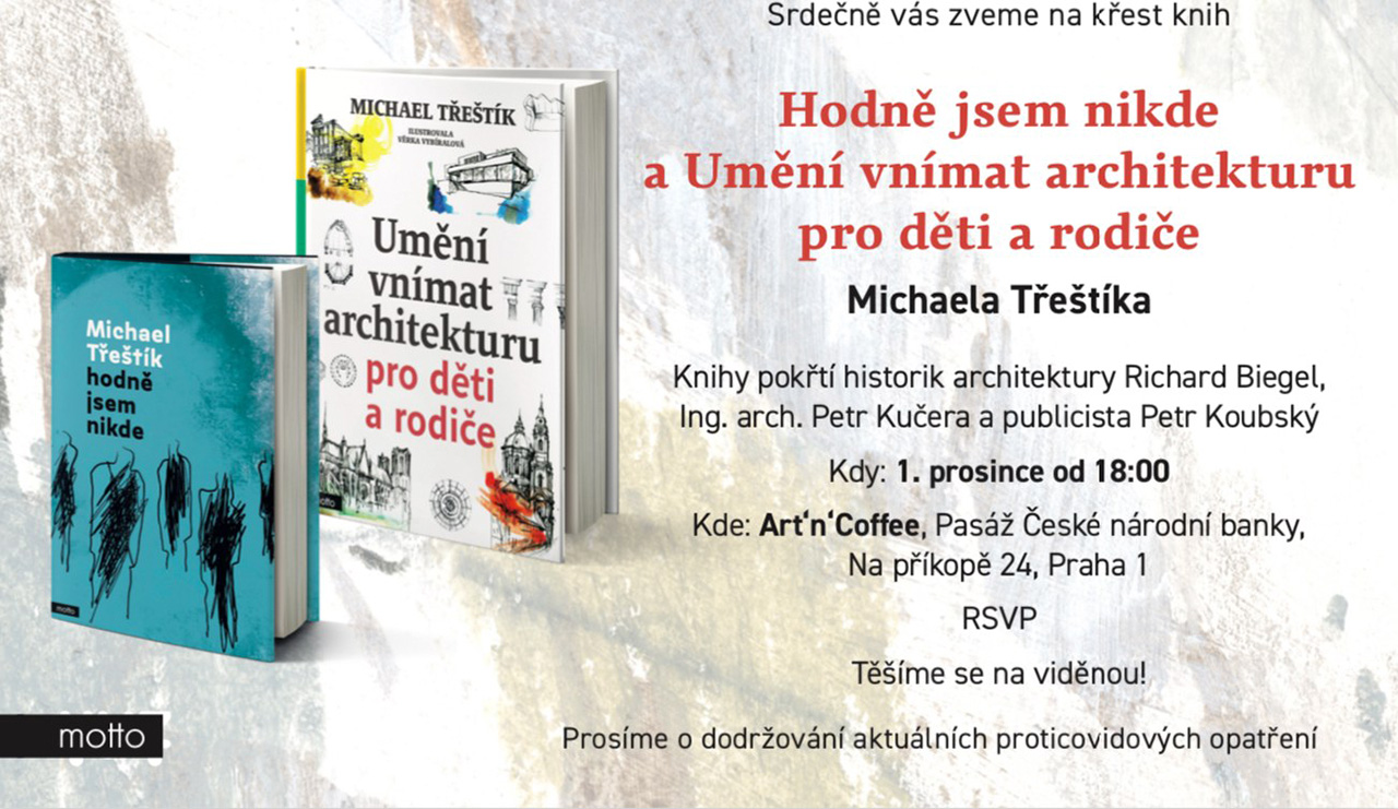 Read more about the article Křest knih Michaela Třeštíka v Art-n-Coffee
