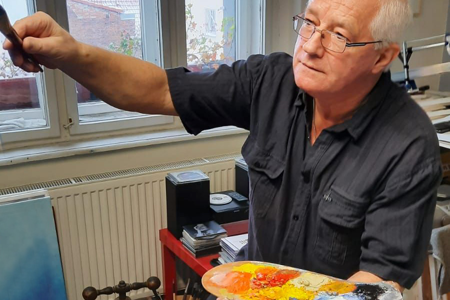 Read more about the article JAN DINGA – vernisáž výstavy obrazů v Art-n-Coffee