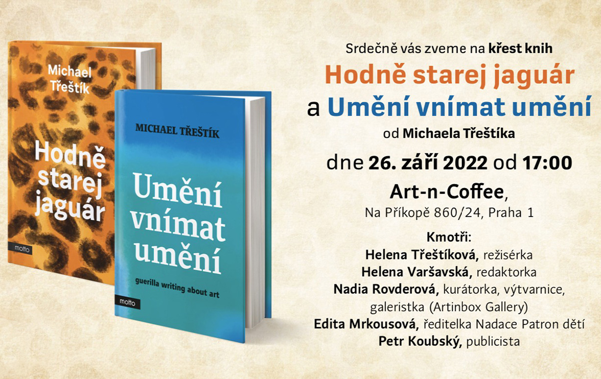 Read more about the article Křest knih Michaela Třeštíka v Art-n-Coffee